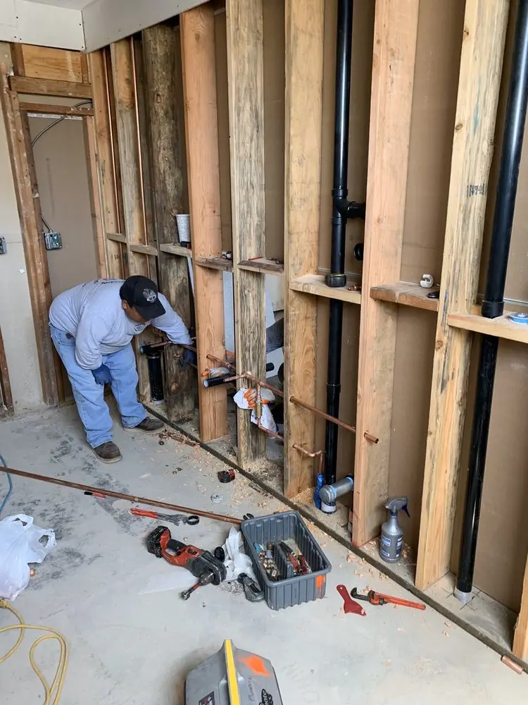 Commercial rough-in plumbing for Gas Line Repair in Wyoming